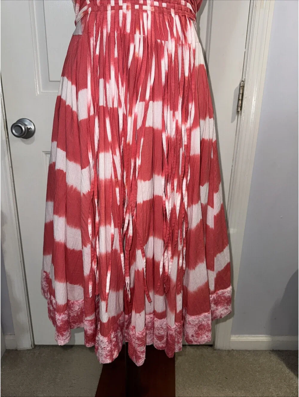 Sundance Island Rhythms Tie Dye Sleeveless V Neck Sundress Dress Size 6